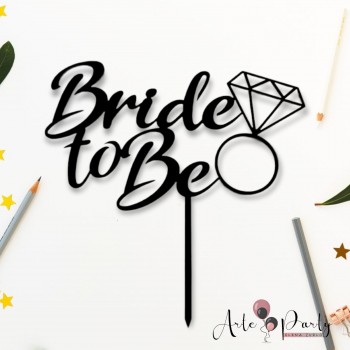 Cake topper bride to be